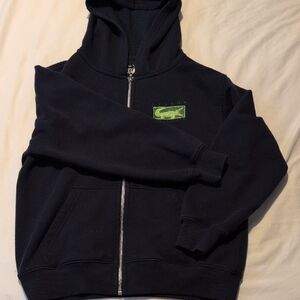 Avalon Kids Jacket - Black with Green Logo